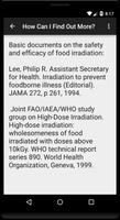 Food Irradiation Facts capture d'écran 1