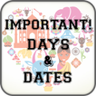 Important Days & Dates (India)