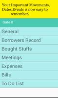 My Important Movements[Meetings,Bills,Appointment] plakat