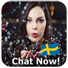 Sweden Chat : Swedish Dating App & Flirt Chat App icône