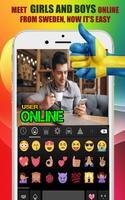 Sweden Chat : Swedish Dating App & Flirt Chat App capture d'écran 2