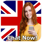 Uk Chat  : British Chat App & UK Dating App أيقونة