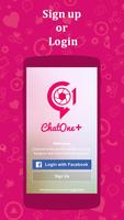 ChatOne+ - Social Dating App โปสเตอร์