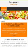 Recetas para Adelgazar Fácil poster