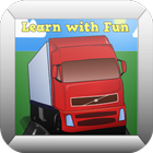 Educated Truck Games For Kids icône