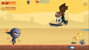 Ninja Kung Fu - Ninja Run تصوير الشاشة 2