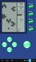 Retro Tetris الملصق