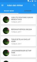 Adab dan akhlak dalam islam Affiche