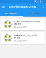 44 Kesalahan dalam Sholat Poster