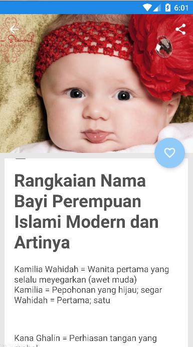 Kumpulan Nama Bayi Perempuan Islam Rangkaian Dalam Al Quran Bayi