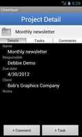 ClientSpot Project Management syot layar 2