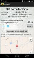 Honey I'm Home! - location SMS screenshot 2