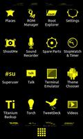 Minimalist_Yellow - ADW Theme imagem de tela 3