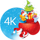 Fonds d'écran de Noël en 4K icône