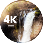 Fondos de agua en 4K icono
