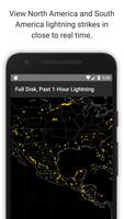 Lightning Map - GOES-16 Near Real-Time Lightning capture d'écran 1