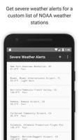 Severe Weather Alerts Affiche