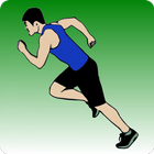 Maraton Running-icoon