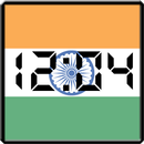 Flag LCD Clock Widget India APK
