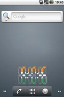 Flag LCD Clock Widget India 截图 1