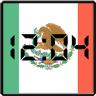 Flag LCD Clock Widget Mexico アイコン