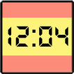 Reloj LCD Bandera España