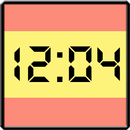 APK Flag LCD Clock Widget España