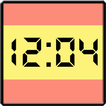 Flag LCD Clock Widget España
