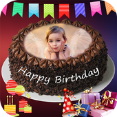 Birthday Cake with Name Photo icon