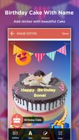 Birthday Cake with Name-poster