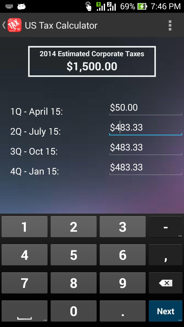 Business Tax Calculator for Android - APK Download