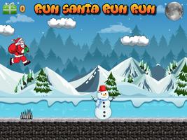 Run Santa run run Cartaz