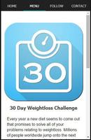 30 Day Weightloss Challenge capture d'écran 1
