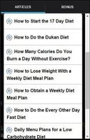 17 Day Diet To Go Tracker capture d'écran 2