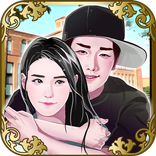 학교에 갔더니 훈남들이 있네