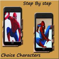 How to draw Spiderman homecoming screenshot 1