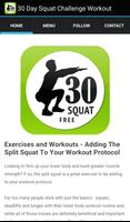 Barbell Squat Workout Exercise Affiche