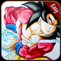 How to Draw Goku Super Saiyan Affiche