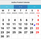 Andhra Pradesh Calendar icône