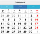 Český kalendář icône