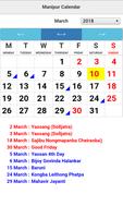 Manipur Calendar Poster