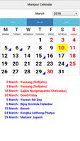 Manipur Calendar-poster