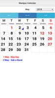 Manipur Calendar captura de pantalla 2