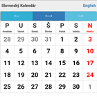 slovenský kalendár icône