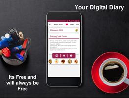 Digital Diary with Signature & PDF Export الملصق