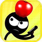Stickman Apple shooter free icon