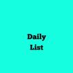 Daily List:List Day Activity