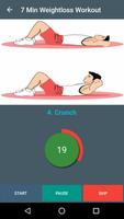 7 Min Weight loss workout free 截图 3