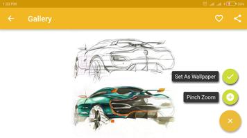 Drawing Super Cars Ekran Görüntüsü 3