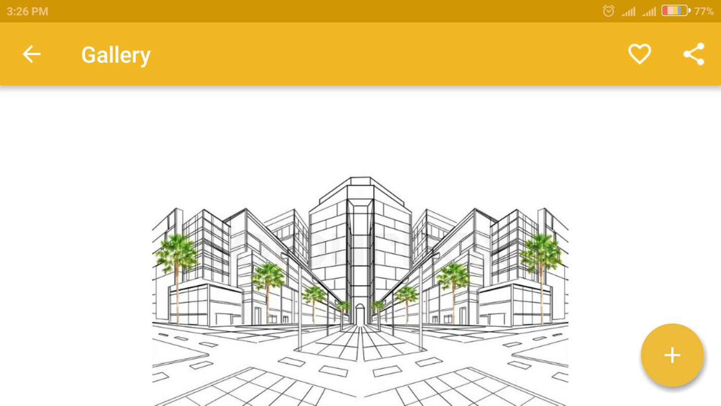 Download Gambar Sketsa Gedung Yang Mudah | Sketsabaru